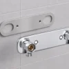 Trio Perfekta blandarfäste c/c 160 mm med limmad adapter på kaklad badrumsvägg