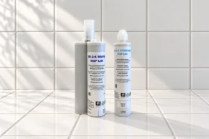 En dubbeltub lim med EB 2-K Rapid och en enkeltub med EB 2-K Standard